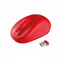 Trust Primo - Mouse - right and left-handed - optical - wireless - USB wireless receiver - red
