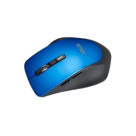 ASUS WT425 - Mouse - right-handed - optical - 6 buttons - wireless - 2.4 GHz - USB wireless receiver - royal blue - for 15; ROG Strix G15; ROG Zephyrus G14; TUF Gaming F15; F17; FX505; TUF505; ZenBook 13; 14 - 3
