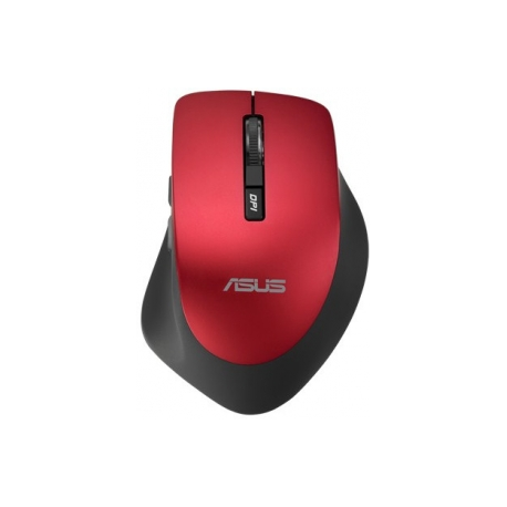 ASUS WT425 - Mouse - right-handed - optical - 6 buttons - wireless - 2.4 GHz - USB wireless receiver - dark ruby - for 15; ROG Strix G15; ROG Zephyrus G14; TUF Gaming F15; F17; FX505; TUF505; ZenBook 13; 14 - 1