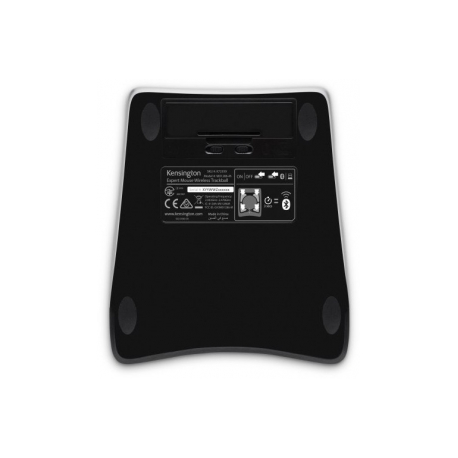 Kensington Expert Mouse Wireless Trackball - Trackball - right and left-handed - optical - 4 buttons - wireless - 2.4 GHz, Bluetooth 5.0 LE - Bluetooth USB adapter - black - 8
