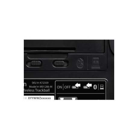 Kensington Expert Mouse Wireless Trackball - Trackball - right and left-handed - optical - 4 buttons - wireless - 2.4 GHz, Bluetooth 5.0 LE - Bluetooth USB adapter - black - 11