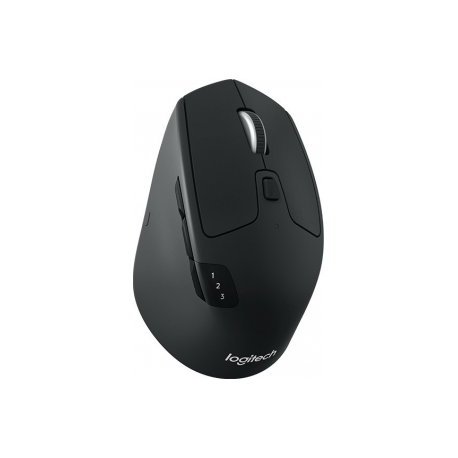 Logitech M720 Triathlon - Mouse - right-handed - optical - 7 buttons - wireless - Bluetooth, 2.4 GHz - USB wireless receiver - 2