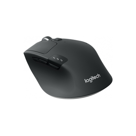 Logitech M720 Triathlon - Mouse - right-handed - optical - 7 buttons - wireless - Bluetooth, 2.4 GHz - USB wireless receiver - 4
