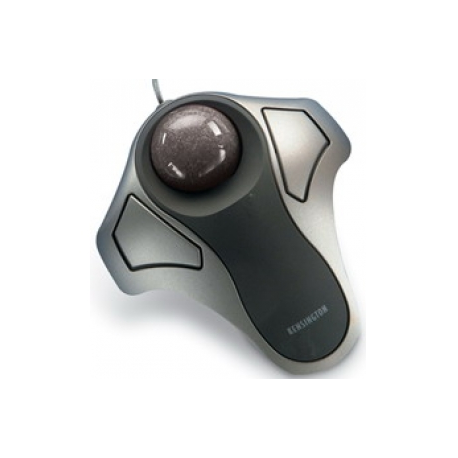 Kensington Orbit Optical Trackball - Trackball - right and left-handed - optical - 2 buttons - wired - USB - silver - 0