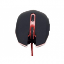 Gembird MUSG-001 - Mouse - right and left-handed - optical - 6 buttons - wired - USB - red