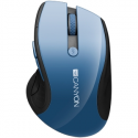Canyon CNS-CMSW01BL - Mouse - right-handed - blue Led - 6 buttons - wireless - 2.4 GHz - USB wireless receiver - blue - retail