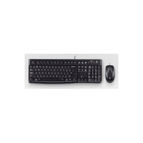 Logitech Desktop MK120 - Keyboard and mouse set - USB - US International - 2