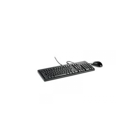 HPE BFR with PVC Free Kit - Keyboard and mouse set - USB - for ProLiant DL360p Gen8, DL380 Gen9, MicroServer Gen10, ML10 v2, ML350p Gen8, XL230a Gen9 - 0