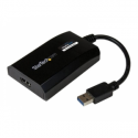 StarTech.com USB 3.0 to HDMI External Video Card Adapter - DisplayLink Certified - 1920x1200 - MultiMonitor Graphics Adapter - Supports Mac & Windows (USB32HDPRO) - Adapter cable - USB Type A male to HDMI female - 16 cm - black - 1920 x 1200 (WUXGA) support - for P / N: HDDVIMM3, HDMM12, HDMM15, HDMM1MP, HDMM2MP, HDMM3, HDMM3MP, HDMM50A, HDMM6, HDPMM50