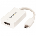 StarTech.com USB C to HDMI 2.0 Adapter with Power Delivery, 4K 60Hz USB Type-C to HDMI Display / Monitor Video Converter, 60W PD Pass-Through Charging Port, Thunderbolt 3 Compatible, Black - USB-C Display Adapter (CDP2HDUCP) - Adapter - USB-C male to HDMI, USB-C (power only) female - black - USB Power Delivery (60W), 4K60Hz (4096 x 2160) support