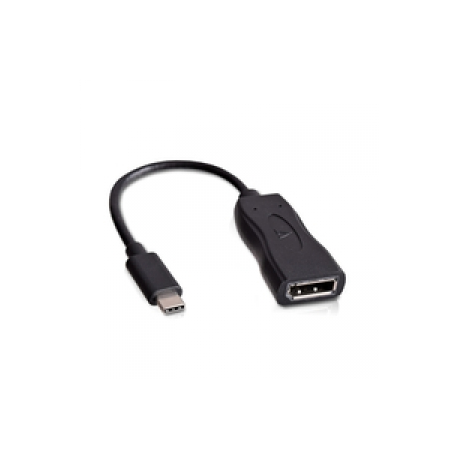 V7 - External video adapter - USB-C - DisplayPort - black - 0