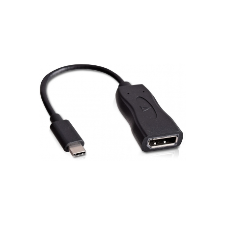 V7 - External video adapter - USB-C - DisplayPort - black - 2