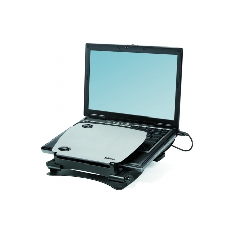 Fellowes Professional Series Laptop Workstation with USB Hub - Notebook stand - with 4-port USB hub - 4