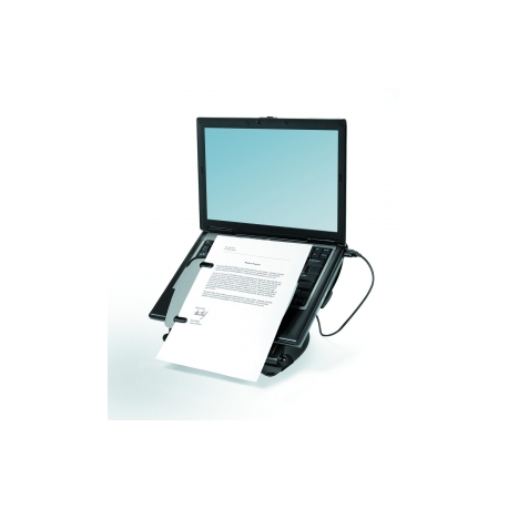 Fellowes Professional Series Laptop Workstation with USB Hub - Notebook stand - with 4-port USB hub - 7