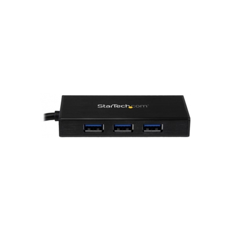 StarTech.com USB 3.0 Hub with Gigabit Ethernet Adapter - 3 Port - NIC - USB Network / LAN Adapter - Windows & Mac Compatible (ST3300GU3B) - Hub - 3 x SuperSpeed USB 3.0 + 1 x 10 / 100 / 1000 - desktop - for P / N: PEXUSB3S2EI, PEXUSB3S42, PEXUSB3S7, SVA5H2NEUA - 1