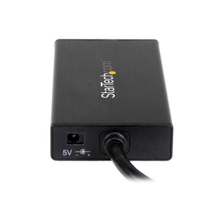 StarTech.com USB 3.0 Hub with Gigabit Ethernet Adapter - 3 Port - NIC - USB Network / LAN Adapter - Windows & Mac Compatible (ST3300GU3B) - Hub - 3 x SuperSpeed USB 3.0 + 1 x 10 / 100 / 1000 - desktop - for P / N: PEXUSB3S2EI, PEXUSB3S42, PEXUSB3S7, SVA5H2NEUA - 3