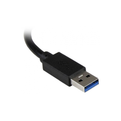 StarTech.com USB 3.0 Hub with Gigabit Ethernet Adapter - 3 Port - NIC - USB Network / LAN Adapter - Windows & Mac Compatible (ST3300GU3B) - Hub - 3 x SuperSpeed USB 3.0 + 1 x 10 / 100 / 1000 - desktop - for P / N: PEXUSB3S2EI, PEXUSB3S42, PEXUSB3S7, SVA5H2NEUA - 4