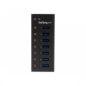 StarTech.com 7 Port USB 3.0 Hub (5 Gbps) - Metal Enclosure - Desktop or Wall Mountable - Rugged & industrial Powered USB Expander and Splitter Hub (ST7300U3M) - Hub - 7 x SuperSpeed USB 3.0 - desktop, wall-mountable - for P / N: BNDTBUSB3142, PEXUS313AC2V, PEXUSB311A1E, PEXUSB312A2, PEXUSB314A2V, PEXUSB314A2V2