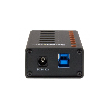StarTech.com 7 Port USB 3.0 Hub (5 Gbps) - Metal Enclosure - Desktop or Wall Mountable - Rugged & industrial Powered USB Expander and Splitter Hub (ST7300U3M) - Hub - 7 x SuperSpeed USB 3.0 - desktop, wall-mountable - for P / N: BNDTBUSB3142, PEXUS313AC2V, PEXUSB311A1E, PEXUSB312A2, PEXUSB314A2V, PEXUSB314A2V2 - 4