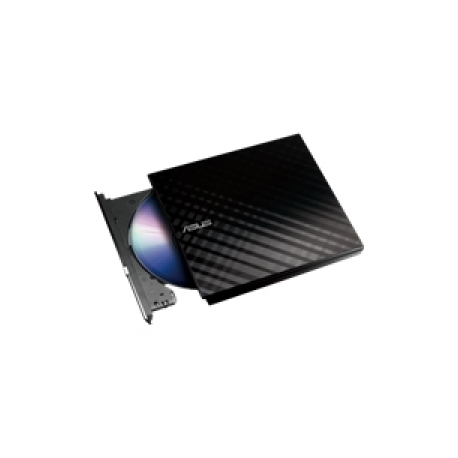 ASUS SDRW-08D2S-U LITE - Disk drive - DVD±RW (±R DL)  /  DVD-RAM - 8x / 8x / 5x - USB 2.0 - external - black - 0