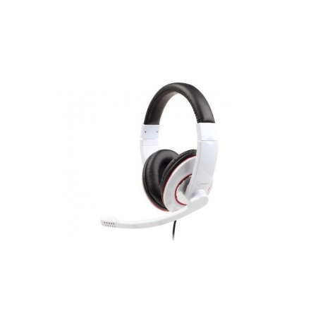 Gembird MHS-001 - Headset - full size - wired - glossy black - 2