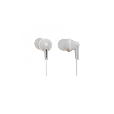 Panasonic RP-HJE125E-W - Ergofit - earphones - in-ear - wired - 3.5 mm jack - white - 0