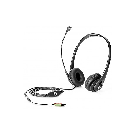 HP Business Headset v2 - Headset - full size - for EliteDesk 800 G2; EliteOne 800 G2; ProDesk 400 G3, 490 G3, 600 G2; ProOne 600 G2 - 0