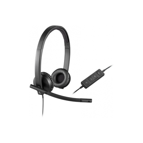 Logitech USB Headset H570e - Headset - on-ear - wired - 12