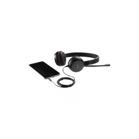 Jabra Evolve 30 II MS stereo - Headset - on-ear - wired - USB, 3.5 mm jack - Certified for Skype for Business - 8