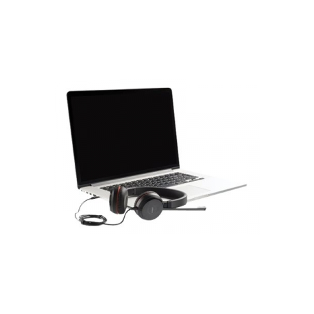Jabra Evolve 30 II UC stereo - Headset - on-ear - wired - 3.5 mm jack - 8