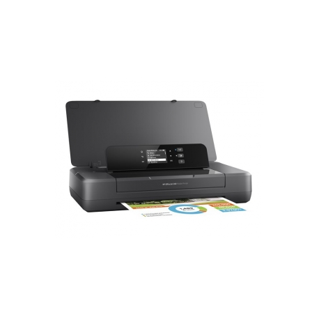 HP Officejet 200 Mobile Printer - Printer - colour - ink-jet - A4 / Legal - 1200 x 1200 dpi - up to 20 ppm (mono) / up to 19 ppm (colour) - capacity: 50 sheets - USB 2.0, USB host, Wi-Fi - 2