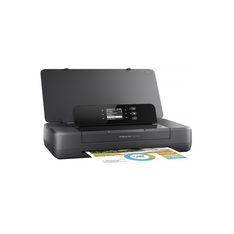 HP Officejet 200 Mobile Printer - Printer - colour - ink-jet - A4 / Legal - 1200 x 1200 dpi - up to 20 ppm (mono) / up to 19 ppm (colour) - capacity: 50 sheets - USB 2.0, USB host, Wi-Fi - 6