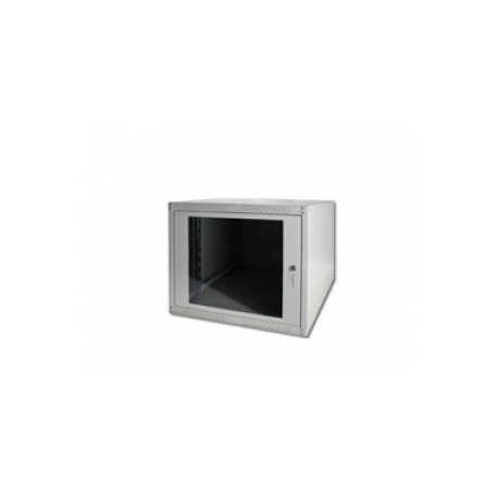 DIGITUS SoHoline DN-19 07-U-EC - Cabinet - wall mountable - grey, RAL 7035 - 7U - 19" - 0