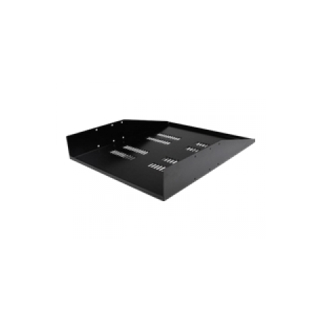 StarTech.com 2U Vented Rack Mount Cantilever Shelf - Mid  /  Center Mount Server Rack Cabinet Shelf - 150lbs  /  68kg - 2 Post Shelf (CABSHF2POSTV) - Rack shelf - black - 2U - 19" - for P / N: 2POSTRACK42, RK12OD - 0