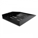 StarTech.com 2U Vented Rack Mount Cantilever Shelf - Mid / Center Mount Server Rack Cabinet Shelf - 150lbs / 68kg - 2 Post Shelf (CABSHF2POSTV) - Rack shelf - black - 2U - 19" - for P / N: 2POSTRACK42, RK12OD