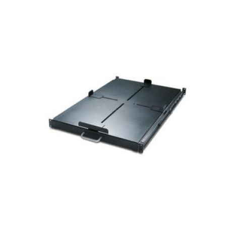 APC - Rack shelf - black - 1U - for NetShelter EP; NetShelter ES; NetShelter SX; Netshelter VX; NetShelter WX - 0