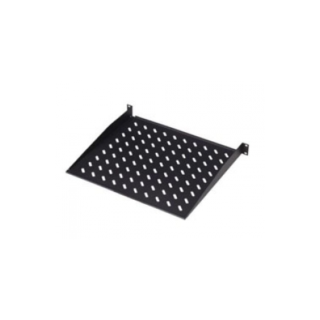 Digitus DN-19 TRAY-1-SW - Rack shelf - black - 1U - 19" - 0