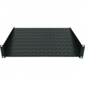 Intellinet 19" Cantilever Shelf, 1U, 2-Point Front Mount, 150mm Depth, Black - Rack shelf - black, RAL 9005 - 1U - 19"