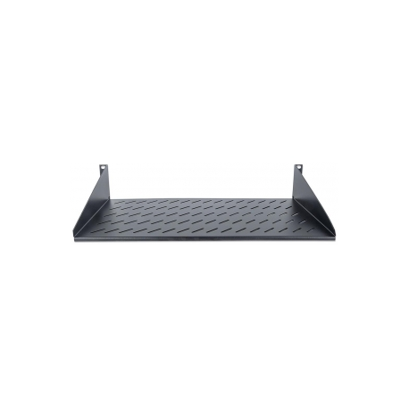Intellinet 19" Cantilever Shelf, 2U, 2-Point Front Mount, 250mm Depth, Black - Rack shelf - black, RAL 9005 - 2U - 19" - 1
