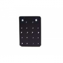 APC - Rack mounting plate - black (pack of 2) - for NetShelter 2 Post Open Frame Rack, 4 Post Open Frame Rack
