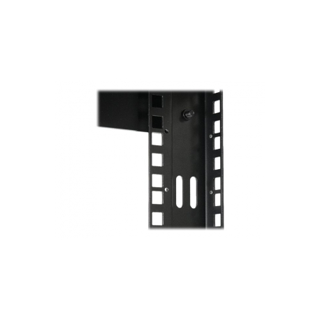 StarTech.com 8U 19" Wall Mount Network Rack, Adjustable Depth 12-20" 2 Post Open Frame Server Room Rack for AV / Data /  IT Communication / Computer Equipment / Switch with Cage Nuts & Screws - 8U Adjustable Rack (RK812WALLOA) - Rack - wall mountable - black - 8U - 20" - 0