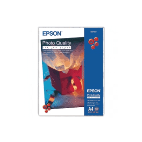 Epson Photo Quality Ink Jet Paper - Matte - coated - pure white - A4 (210 x 297 mm) - 102 g / m² - 100 sheet(s) paper - for EcoTank ET-2810, 2815, 2825, 2826, 2850, 2851, 2856, 4800, 4850; SureColor SC-P700, P900 - 0
