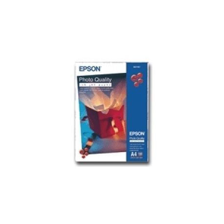 Epson Photo Quality Ink Jet Paper - Matte - coated - pure white - A4 (210 x 297 mm) - 102 g / m² - 100 sheet(s) paper - for EcoTank ET-2810, 2815, 2825, 2826, 2850, 2851, 2856, 4800, 4850; SureColor SC-P700, P900 - 7