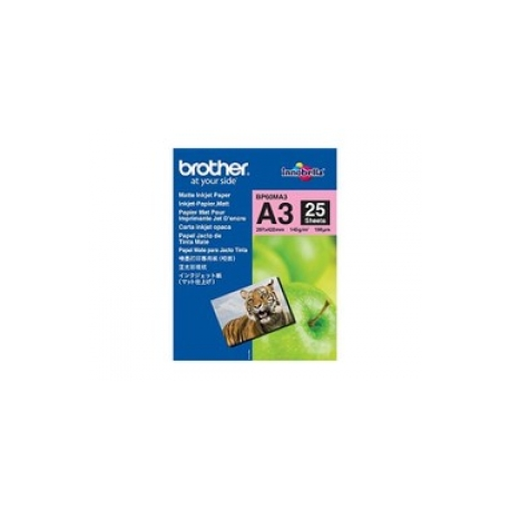 Brother BP - Matte - A3 (297 x 420 mm) - 145 g / m² - 25 sheet(s) paper - for Brother HL-J6000, MFC-J2340, J3540, J3940, J5630, J6580, J6583, J6983, J6995, J6997, J6999 - 0