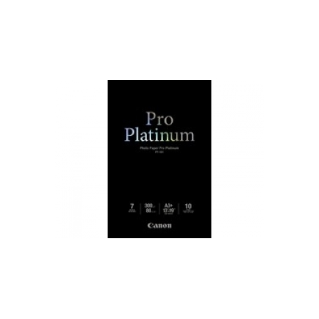 Canon Photo Paper Pro Platinum - A3 plus (329 x 423 mm) - 300 g / m² - 10 sheet(s) photo paper - for PIXMA iP8720, IX6820, PRO-1, PRO-10, PRO-100, Pro9000, Pro9000 Mark II, Pro9500 - 0