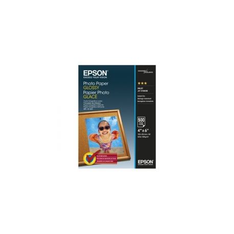 Epson - Glossy - 102 x 152 mm - 200 g / m² - 500 sheet(s) photo paper - for EcoTank ET-2750, 2751, 2756, 2850, 2851, 2856, 4750, 4850; Expression Home HD XP-15000 - 0
