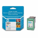 HP 351 - 3.5 ml - colour (cyan, magenta, yellow) - original - ink cartridge - for Officejet J6415; Photosmart C4382, C4450, C4470, C4472, C4524, C4585, C5225, C5275, C5288