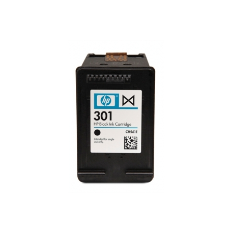 HP 301 - Black - original - ink cartridge - for Deskjet 1050A J410, 1051A J410, 10XX, 10XX J410, 15XX, 2000, 2050 J510, 2050A J510 - 3