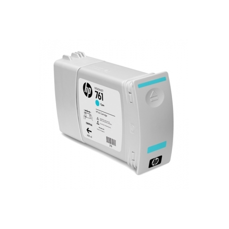 HP 761 - 400 ml - cyan - original - DesignJet - ink cartridge - for DesignJet T7100, T7200 Production Printer - 2