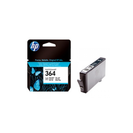 HP 364 - 3 ml - photo black - original - ink cartridge (photo) - for Photosmart 7510 C311, 7520, eStation C510, Premium C310, Premium Fax C410 - 0